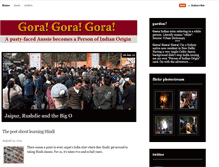 Tablet Screenshot of gora-gora-gora.com